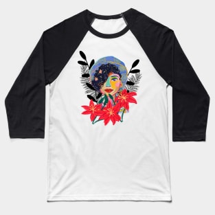 Feminine Beauty Baseball T-Shirt